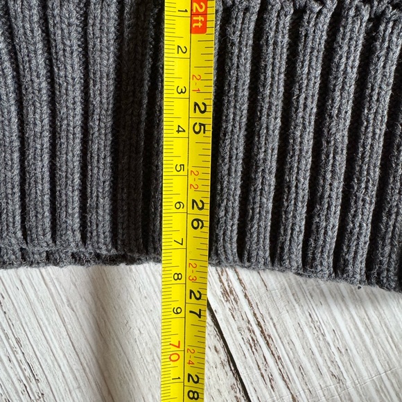 H&M Men’s Dark Gray Polo Cotton Sweater Size S – Classic Knit Pullover - Picture 14 of 14